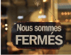Fermé