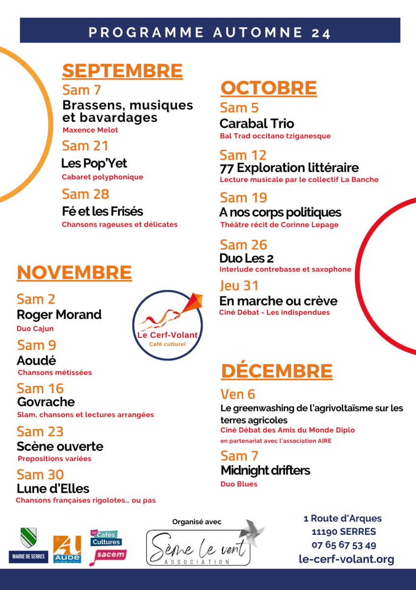 Programmation automne 24