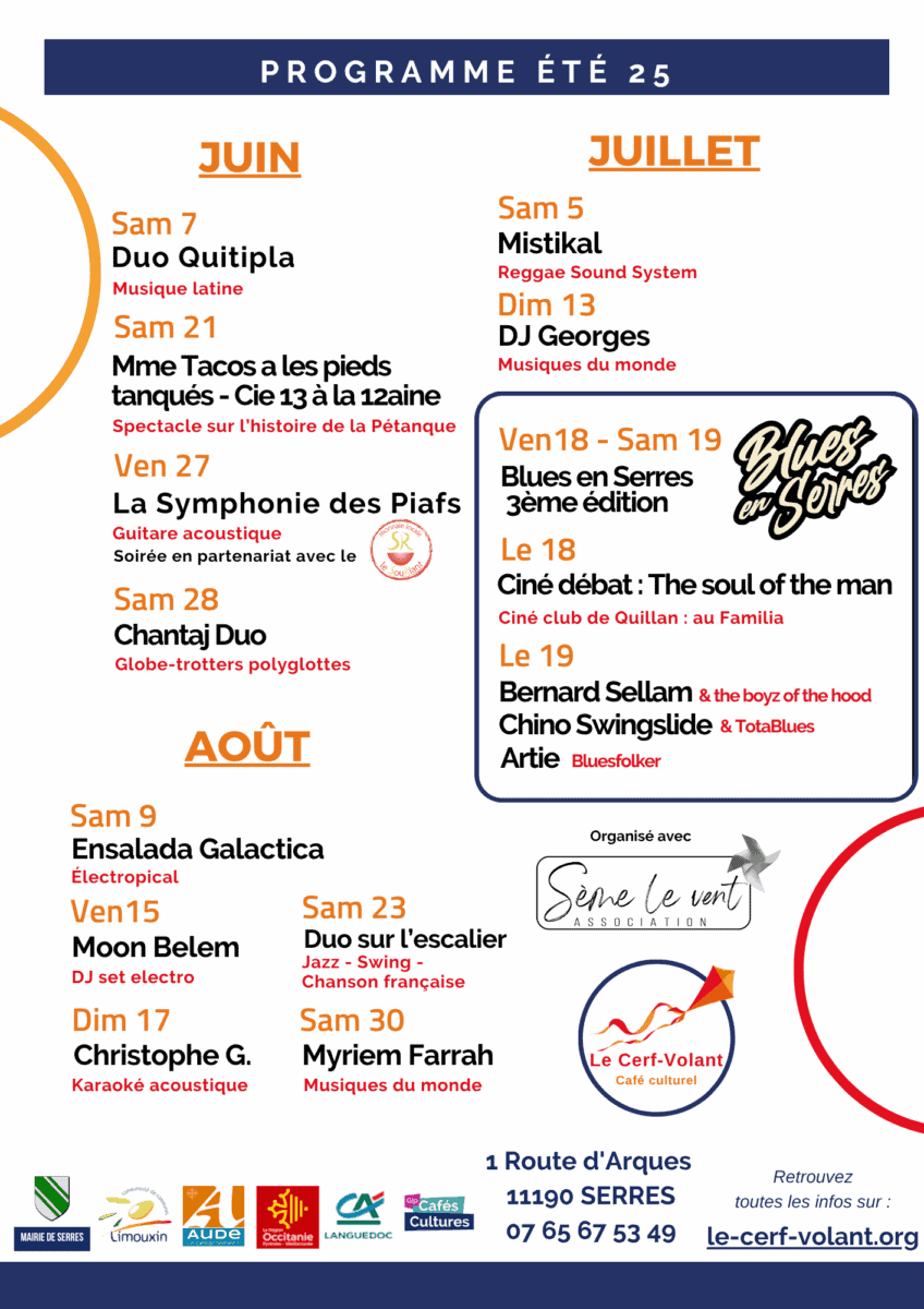 Programmation été 25